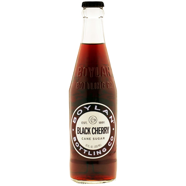 Boylan Bottling Black Cherry Soda 12 Fl. Oz. Bottle, PK24